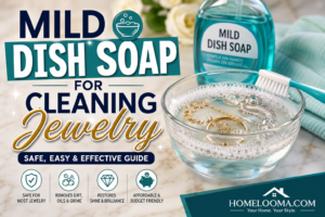 Mild Dish Soap for Cleaning Jewelry