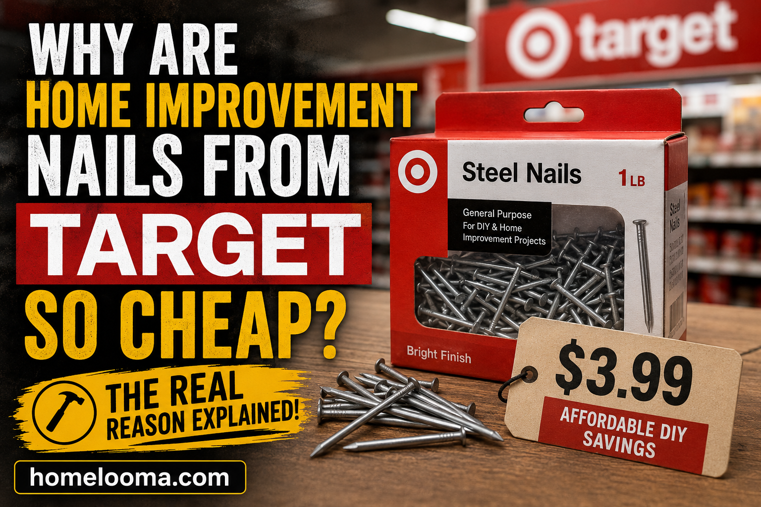 Why Are Home Improvement Nails From Target So Cheap?