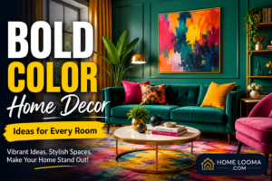 bold color home decor